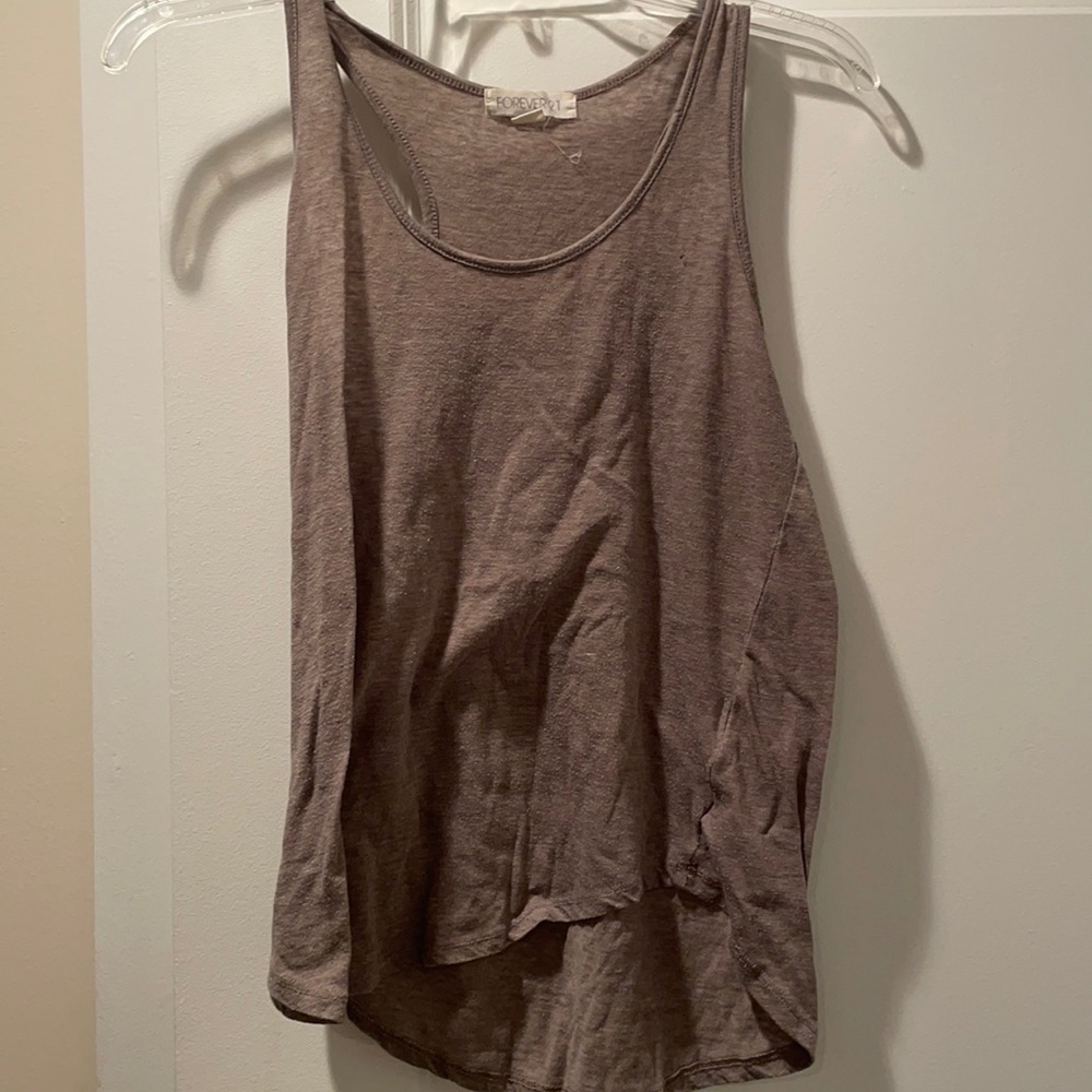 Grey casual tank